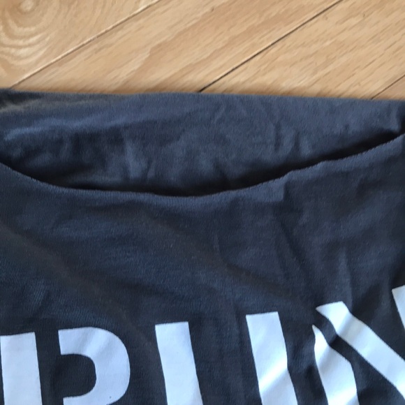 ✨1 SHOULDER RUN NOW WINE LATER TOP *Nwt*✨ - Picture 7 of 7